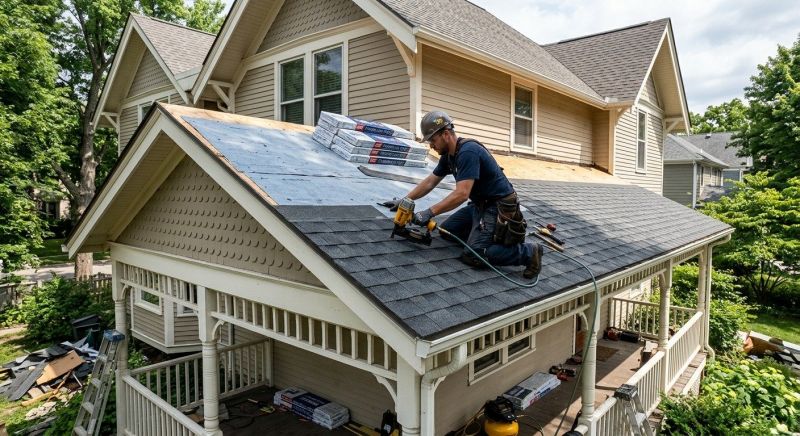 Porch Roofing Installation in Worcester, MA